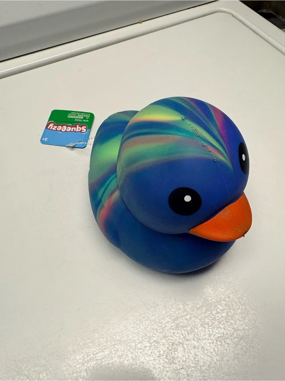 Sunny Days “Squeeezy” Jumbo Tie Dye Rubber Duck – NWT